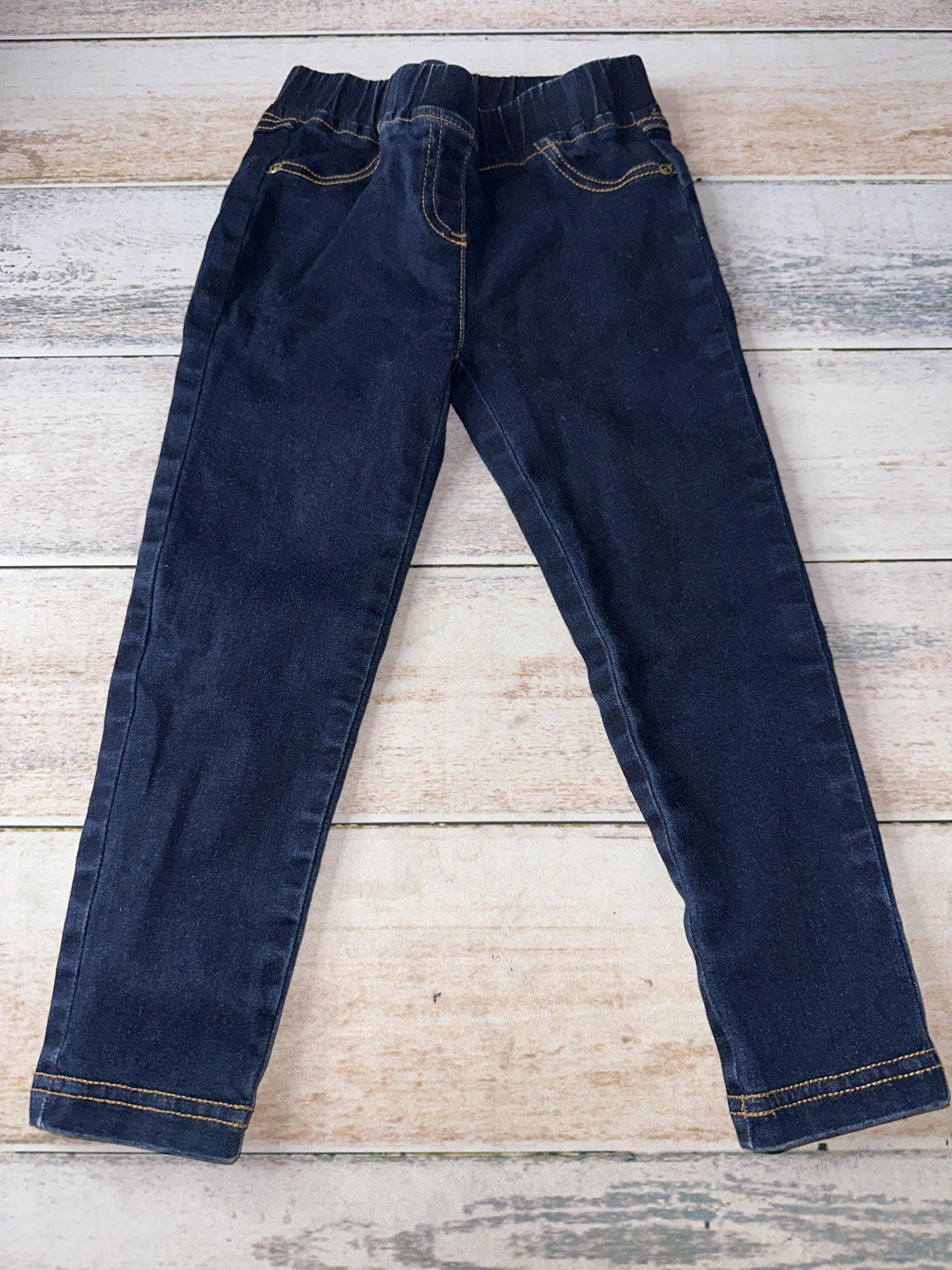 Hanna Andersson Girls Denim Pants Size: 4T Denim
