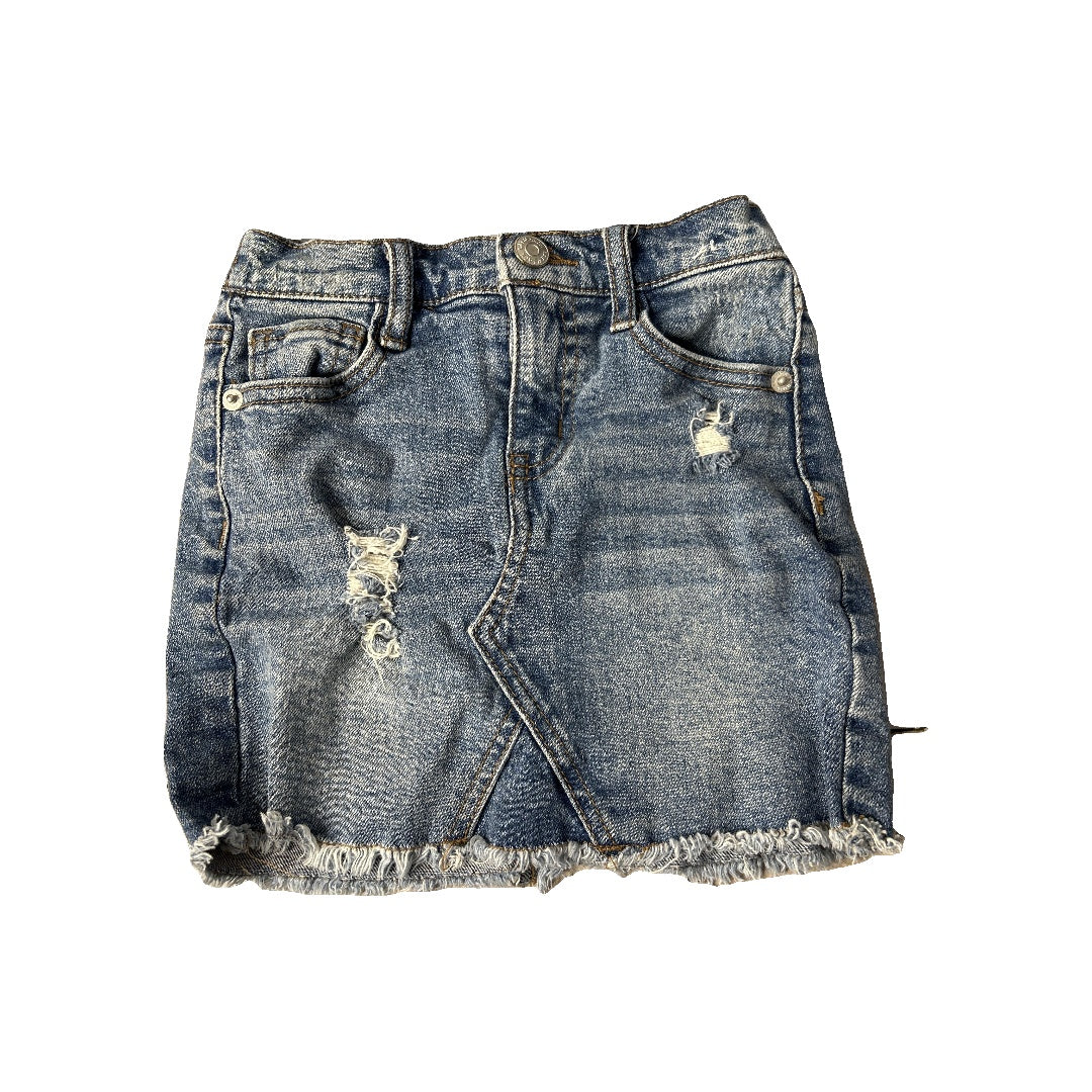 Cat & Jack Girls Denim Skirt Size: 4-5 Years Denim