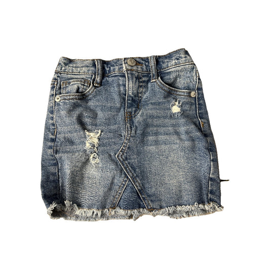Cat & Jack Girls Denim Skirt Size: 4-5 Years Denim