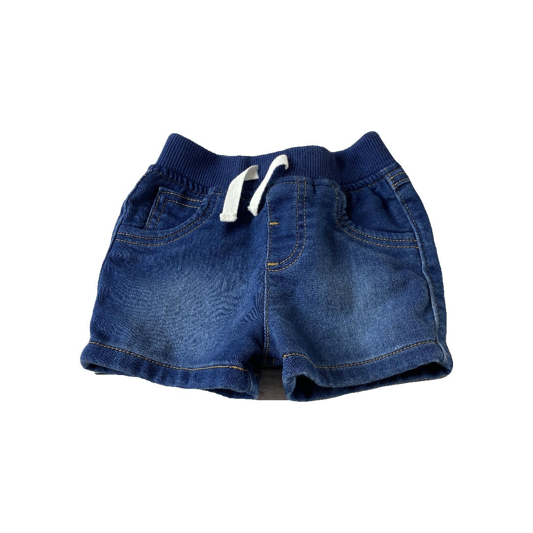 Cat & Jack Girls Denim Shorts Size: 6-9 months Denim