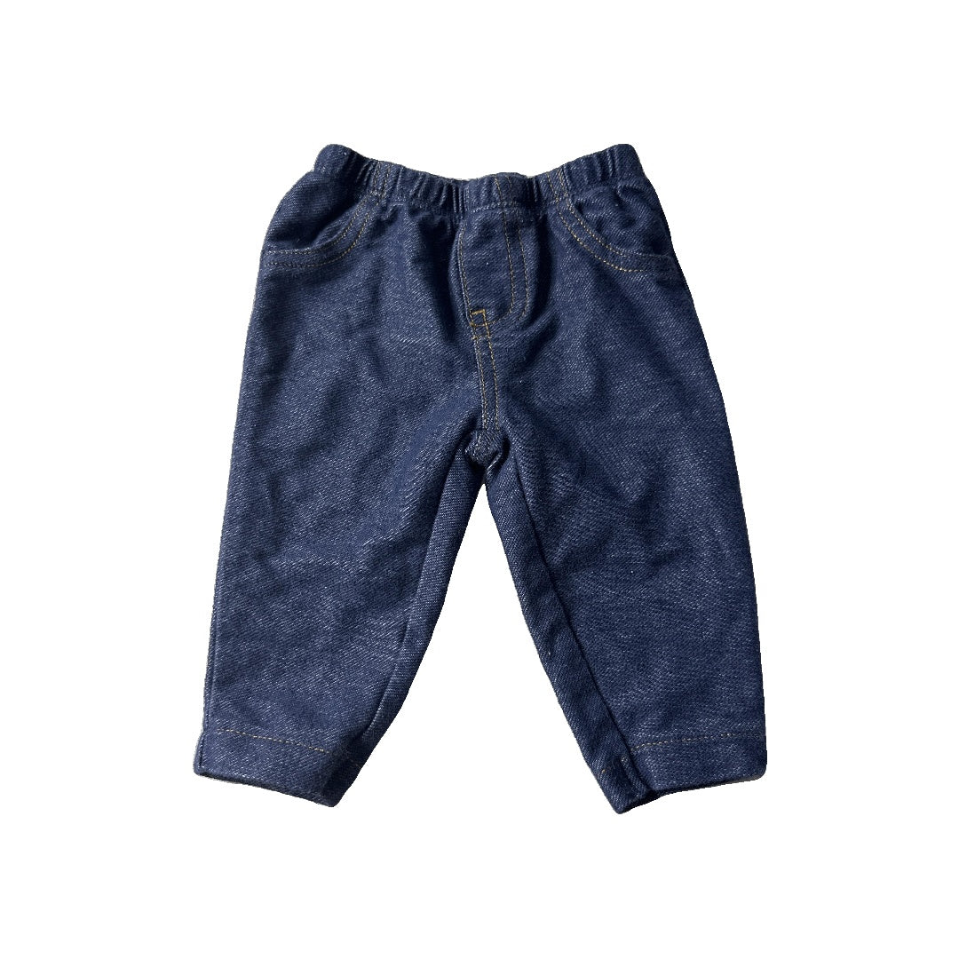 Carters Girls Denim Pants Size: 3 months Denim