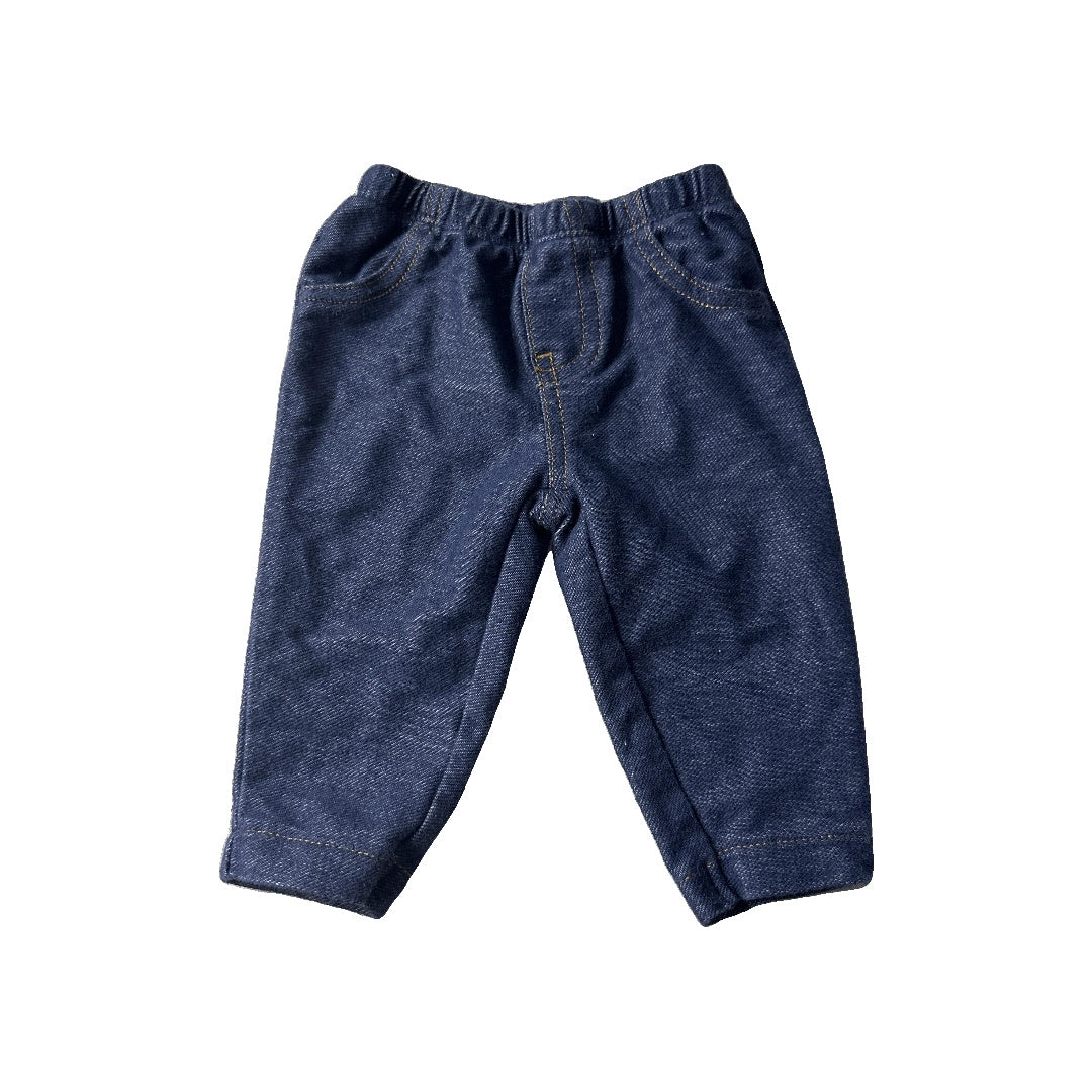 Carters Girls Denim Pants Size: 3 months Denim