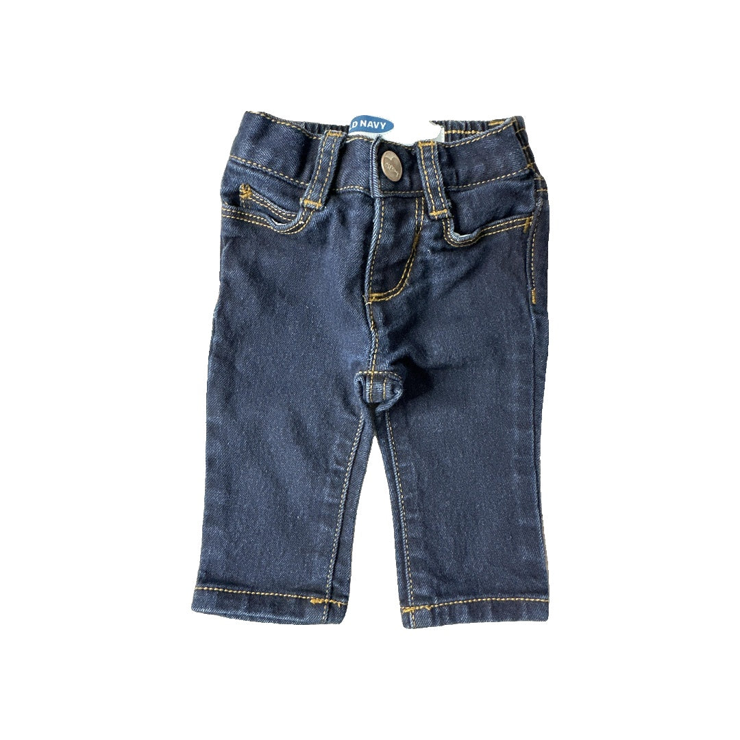 Old Navy Unisex Denim Pants Size: 0-3 months Denim