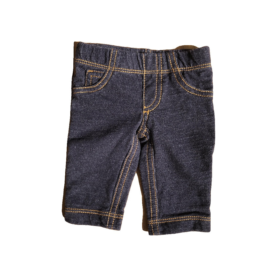Carters Girls Denim Pants Size: Newborn Denim