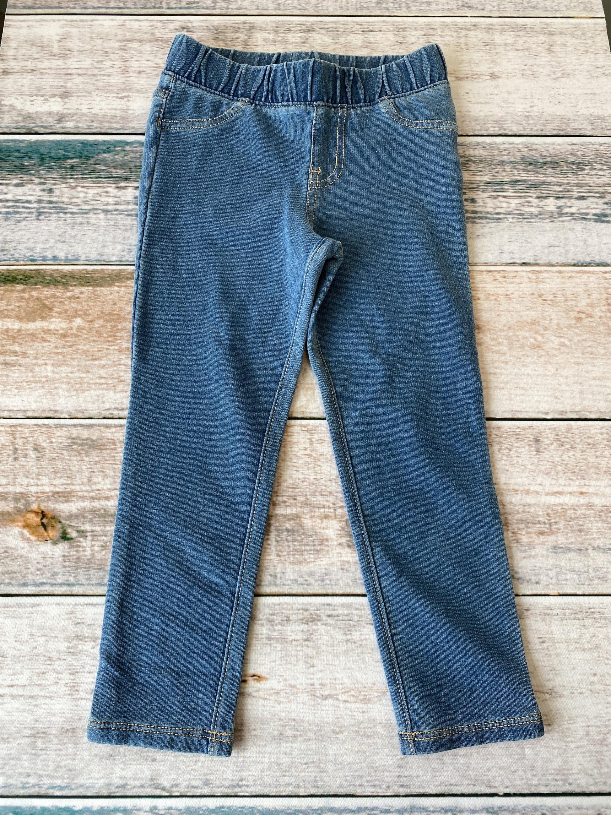 Cat & Jack Girls Denim Pants Size: 3T Denim