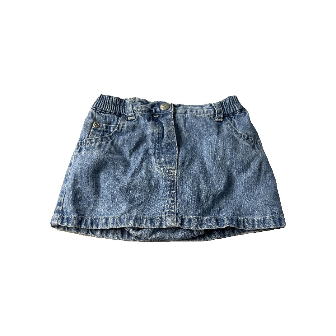 Girls Denim Skirt Size: 6-12 months Denim