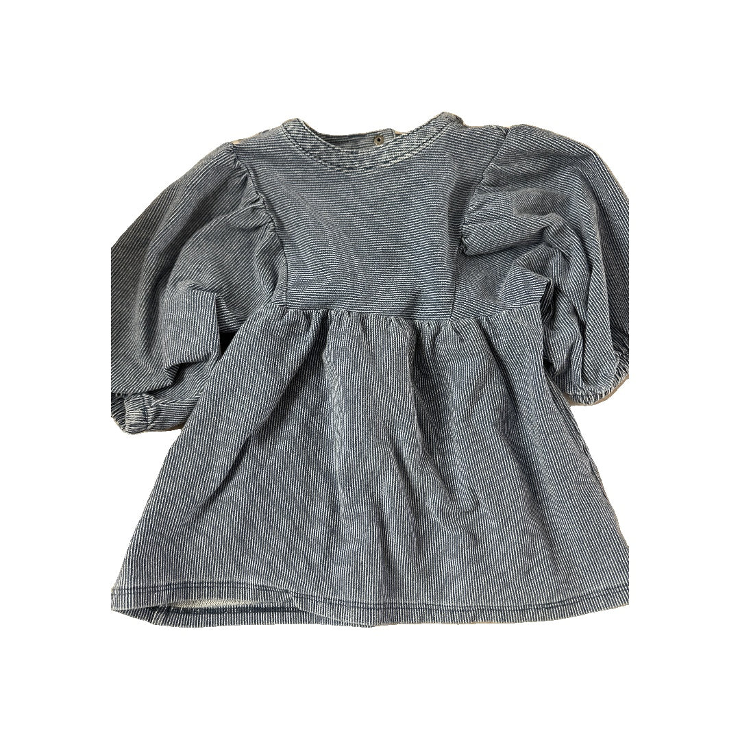 Zara Girls Denim Dress Size: 12-18 months Denim