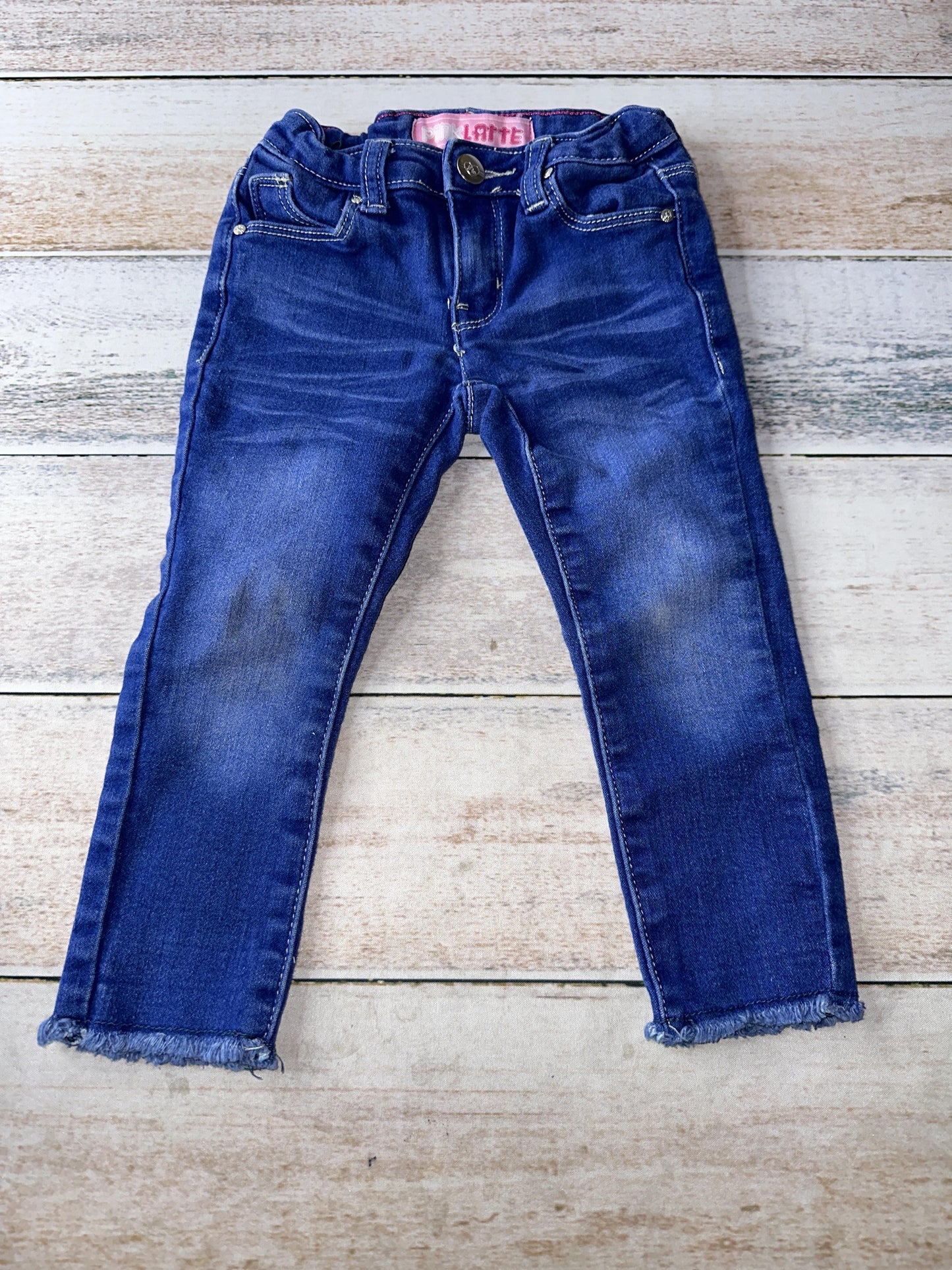 Pink Latte Girls Denim Jeans Size: 2T Denim