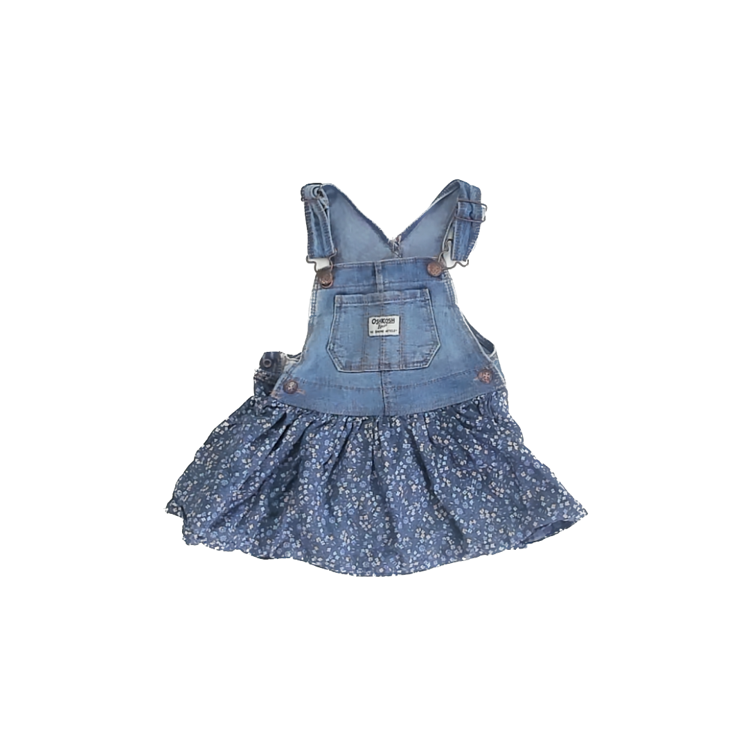 Osh Kosh Girls denim Jumper Size: 2T denim