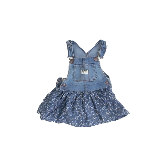 Osh Kosh Girls denim Jumper Size: 2T denim