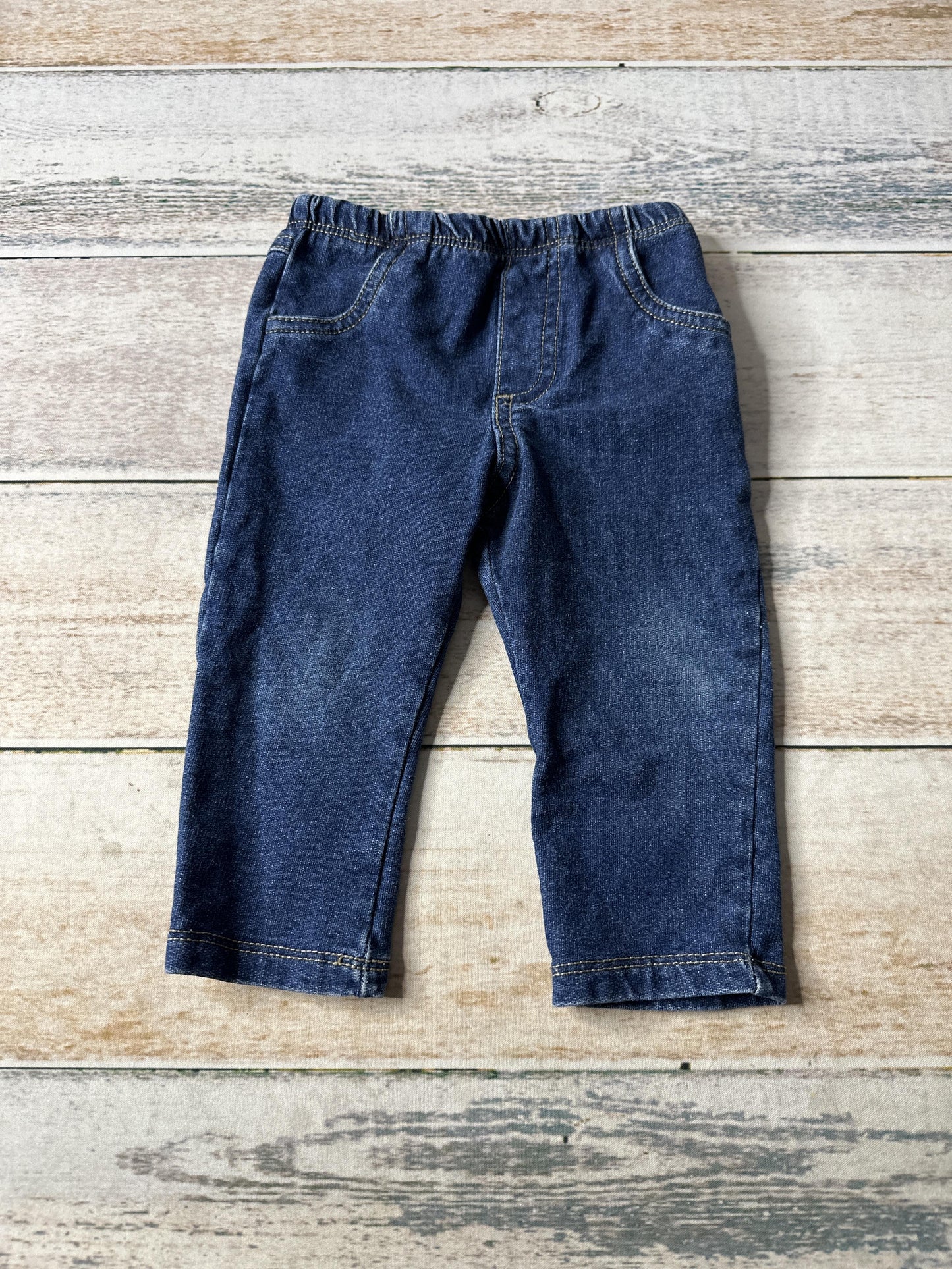 Girls Denim Pants Size: 12 months Denim