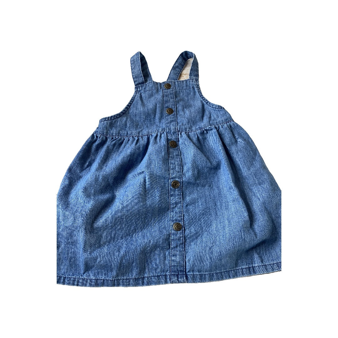 Cat & Jack Girls Denim Dress Size: 2T Denim