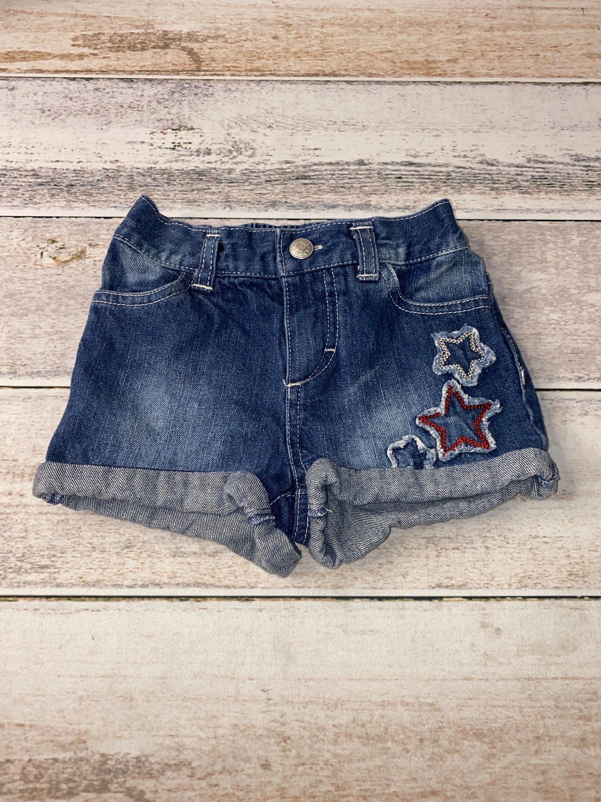 KoalaKids Girls Denim Shorts Size: 18 months Denim