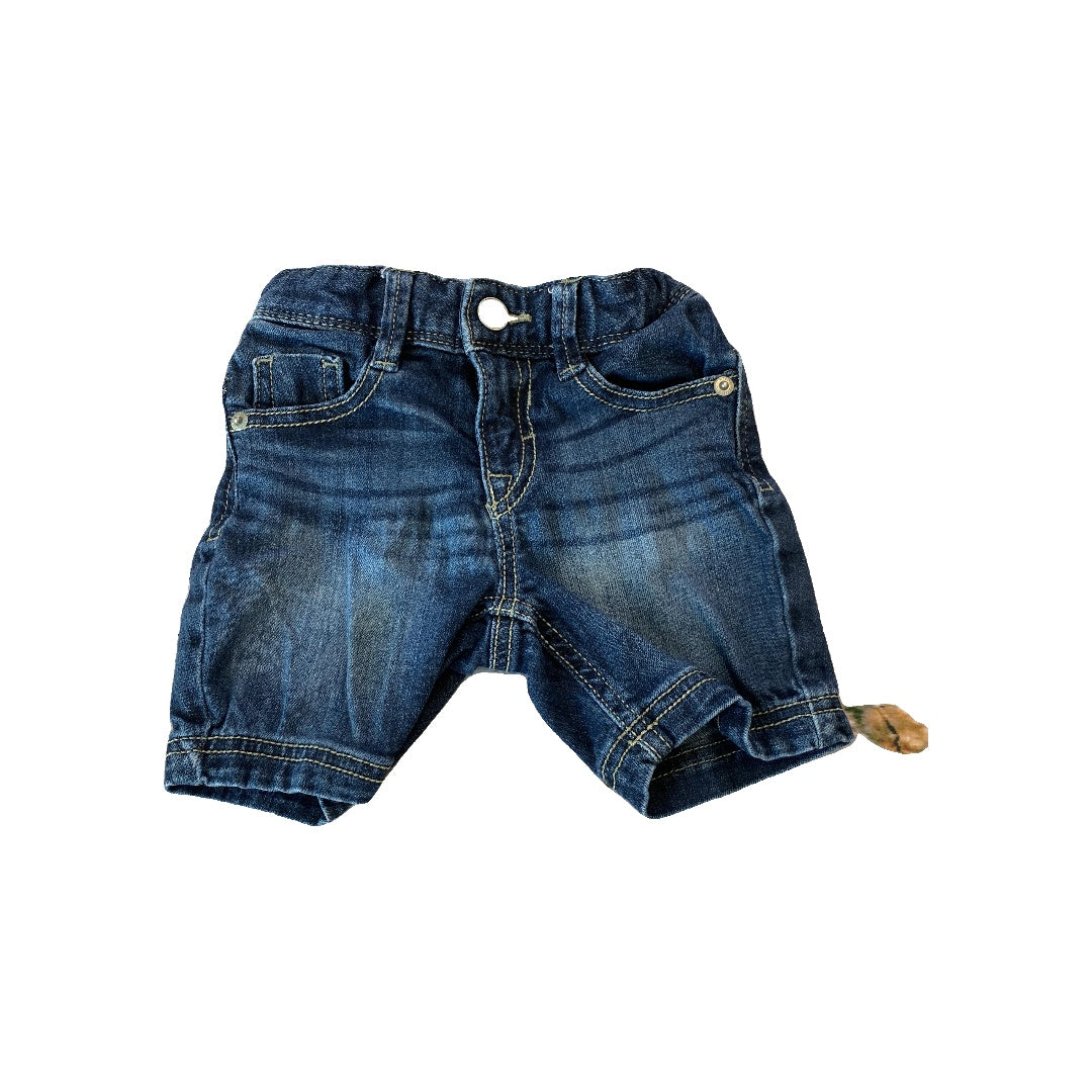 Beneton Unisex Denim Shorts Size: 12 months Denim