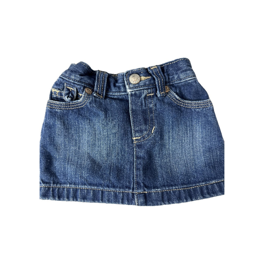 Old Navy Girls Denim Skirt Size: 6-9 months Denim