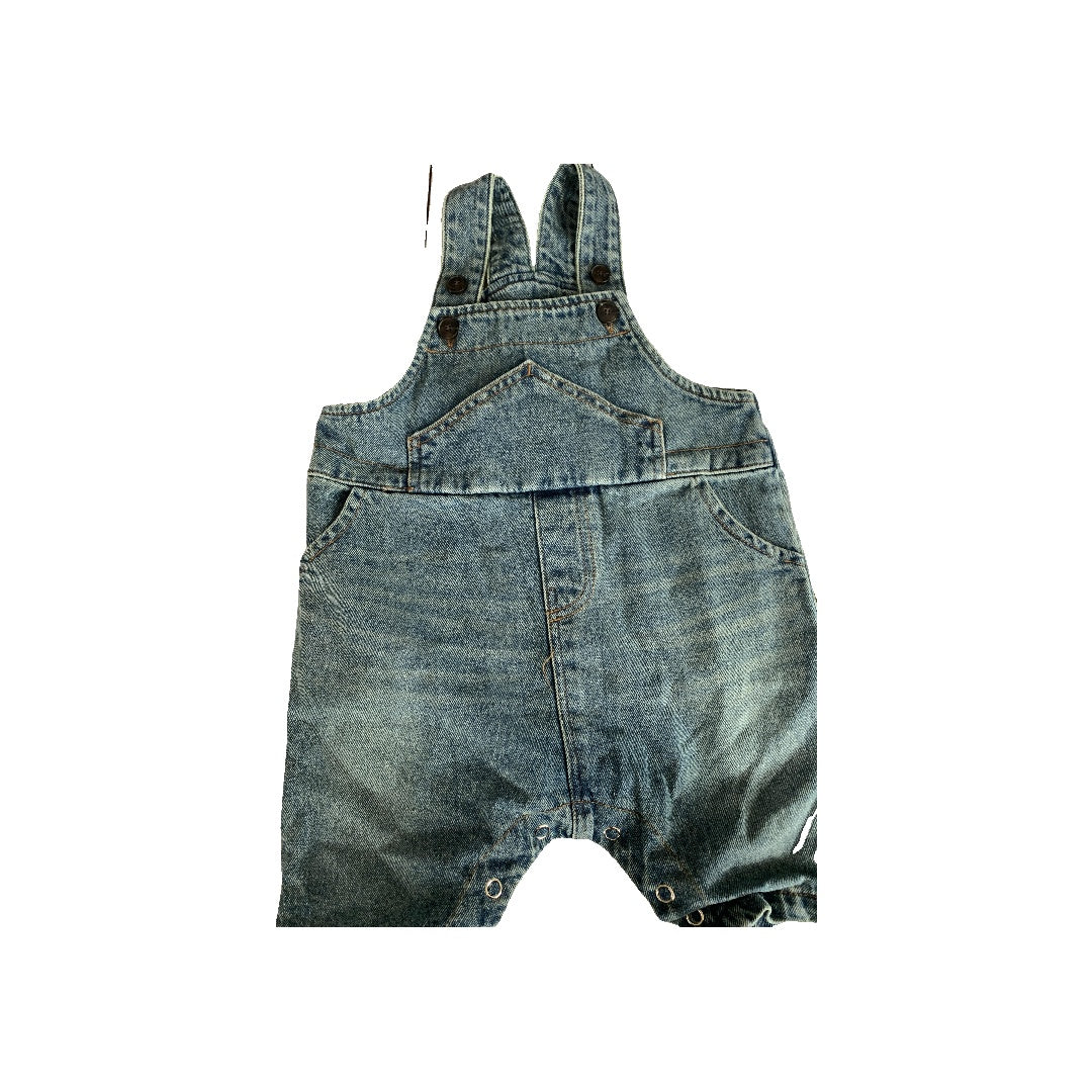 Bella B Boys Denim Overalls Size: 12M Denim