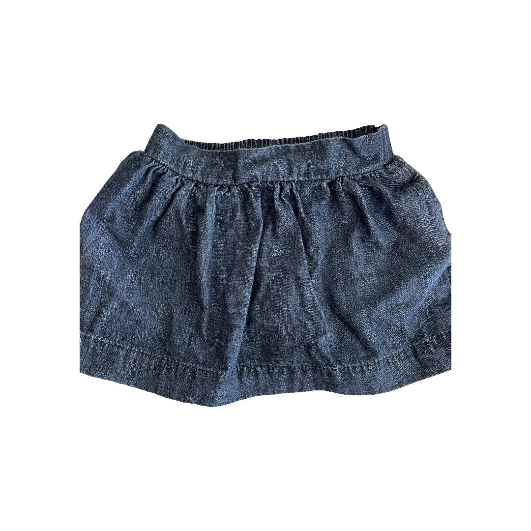 Cat & Jack Girls Denim Skirt Size: 4T Denim