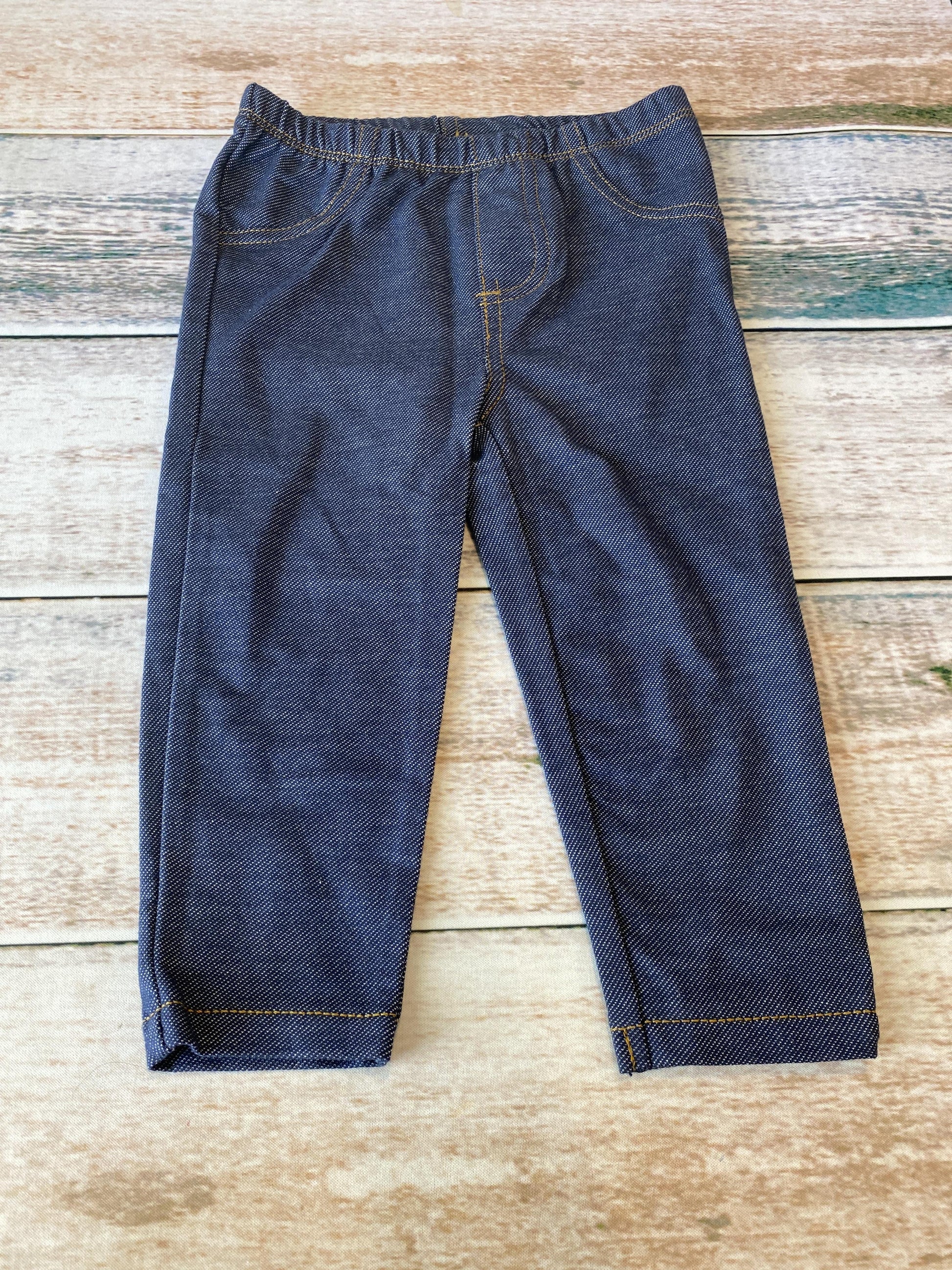 Carters Girls Denim Pants Size: 12M Denim