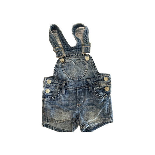 Girls Denim Overalls Size: 2T Denim