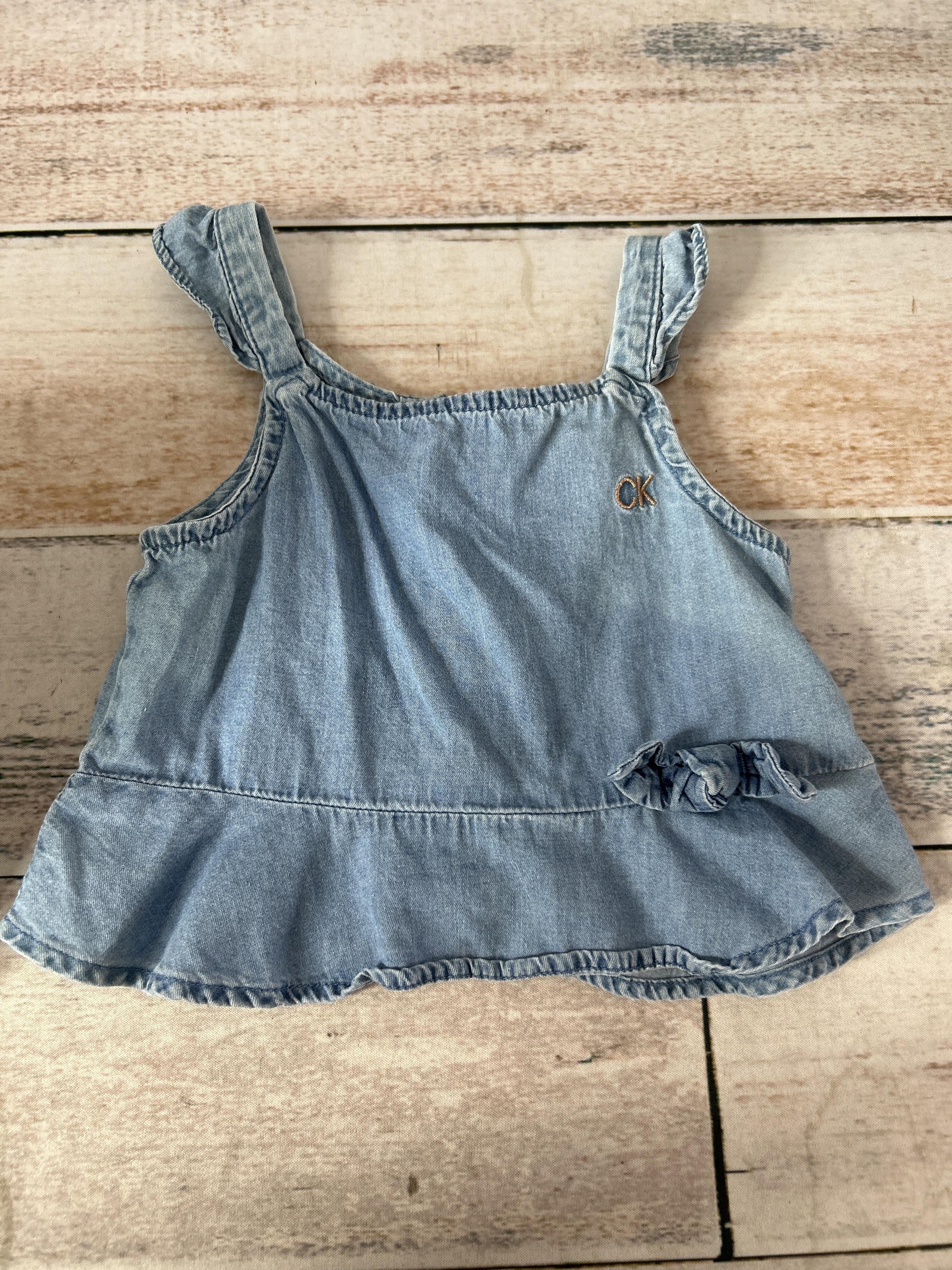 Unisex Denim Tank Top Size: 2T Denim