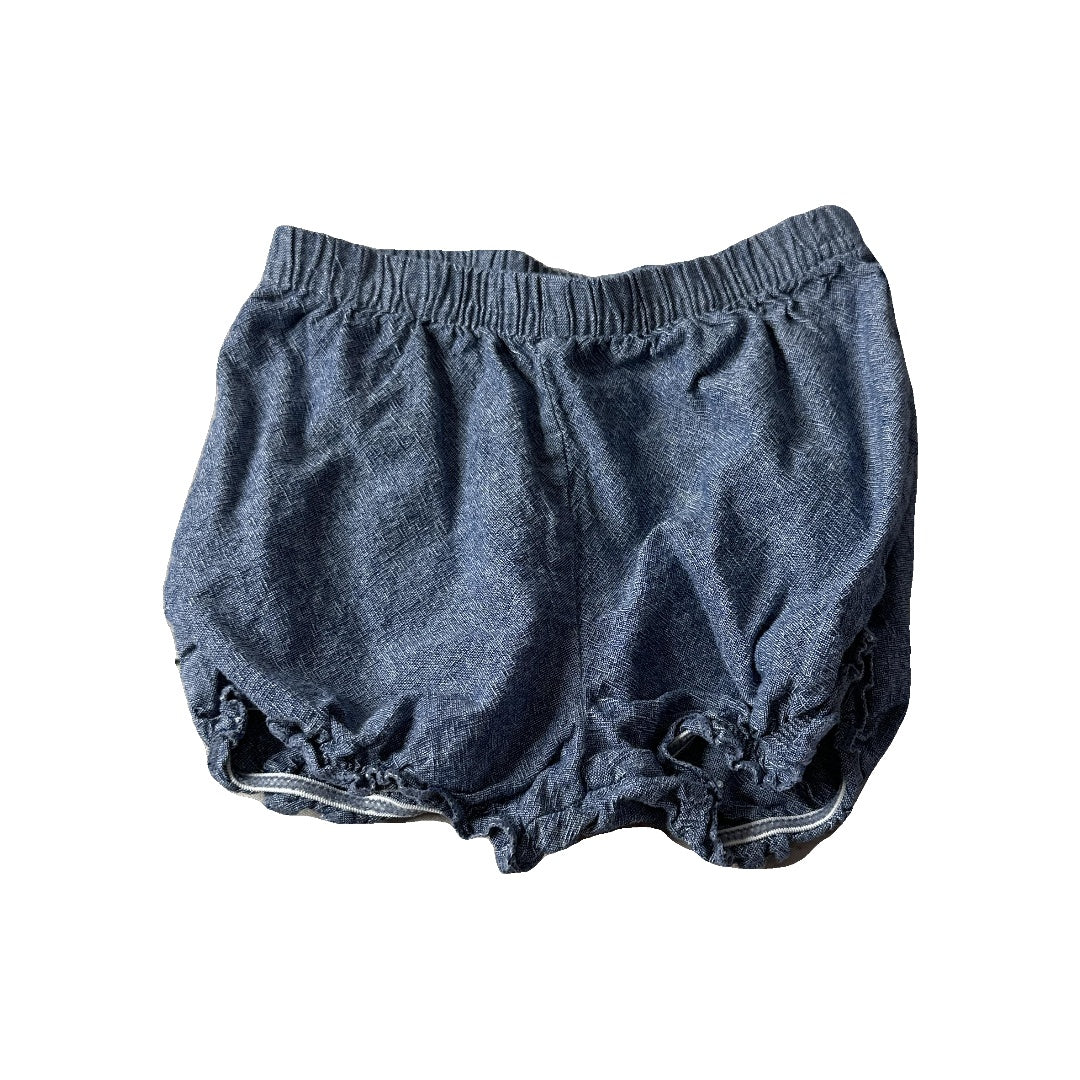 Just Born Girls Denim Shorts Size: 18 months Denim