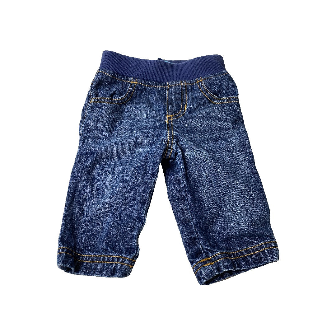 Old Navy Unisex Denim Jeans Size: 3-6 months Denim