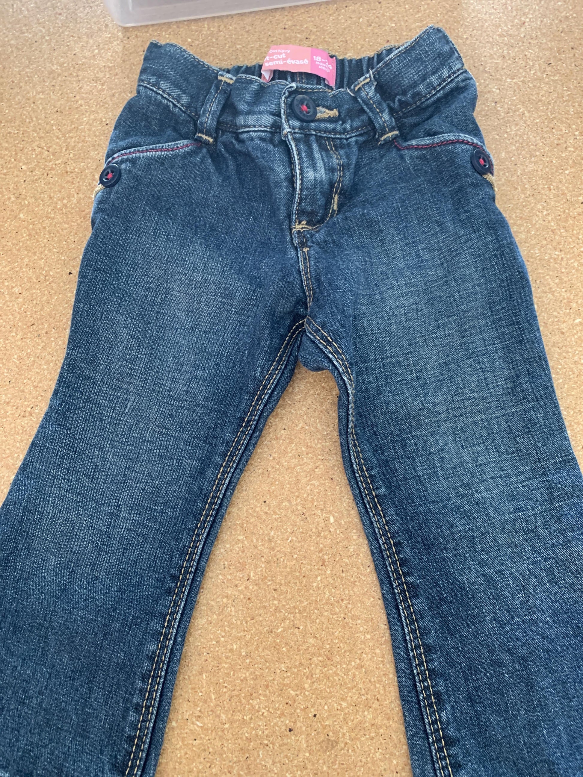 Girls Denim Jeans Size: 18-24 months Denim