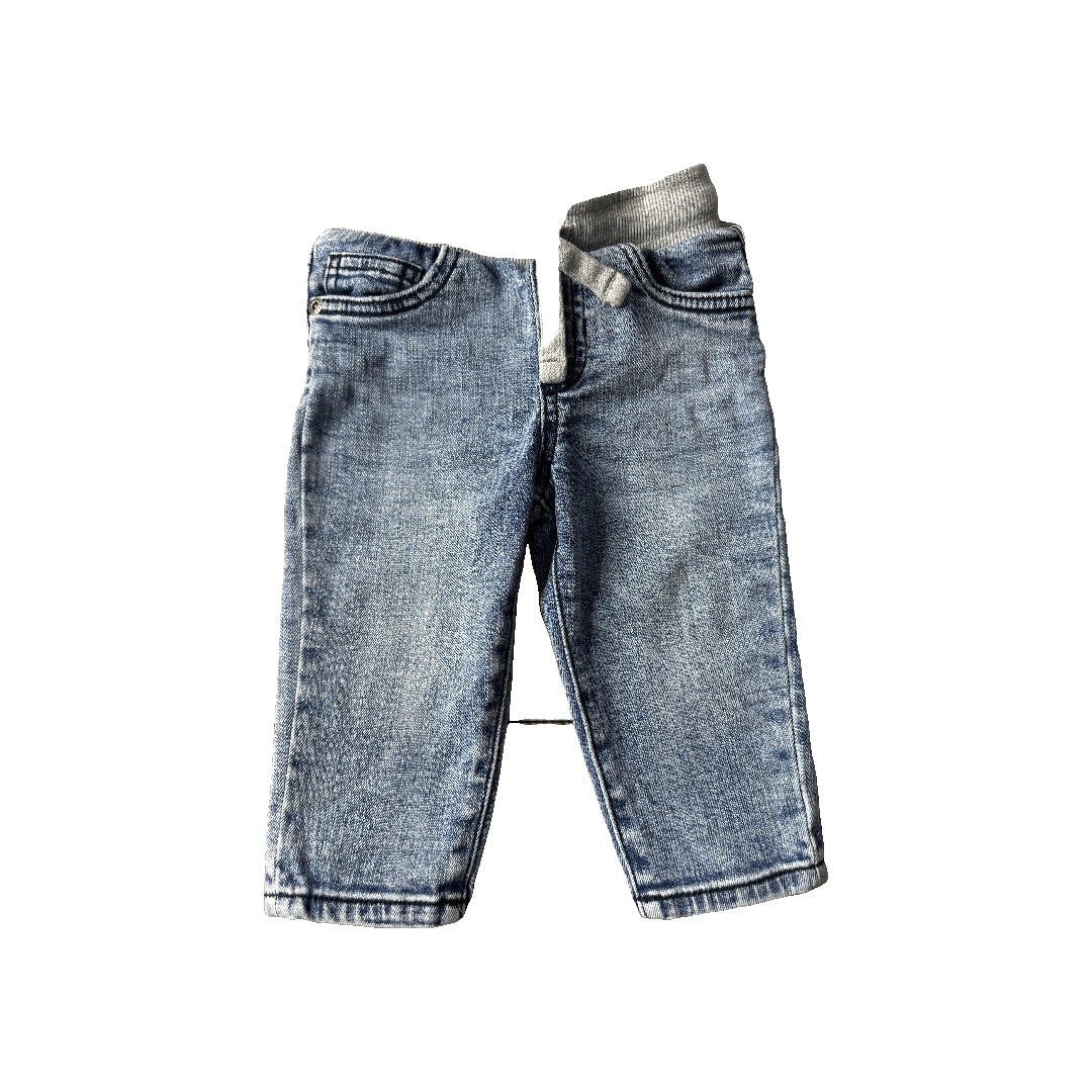 Tucker + Tate Unisex Denim Jeans Size: 6-12 months Denim