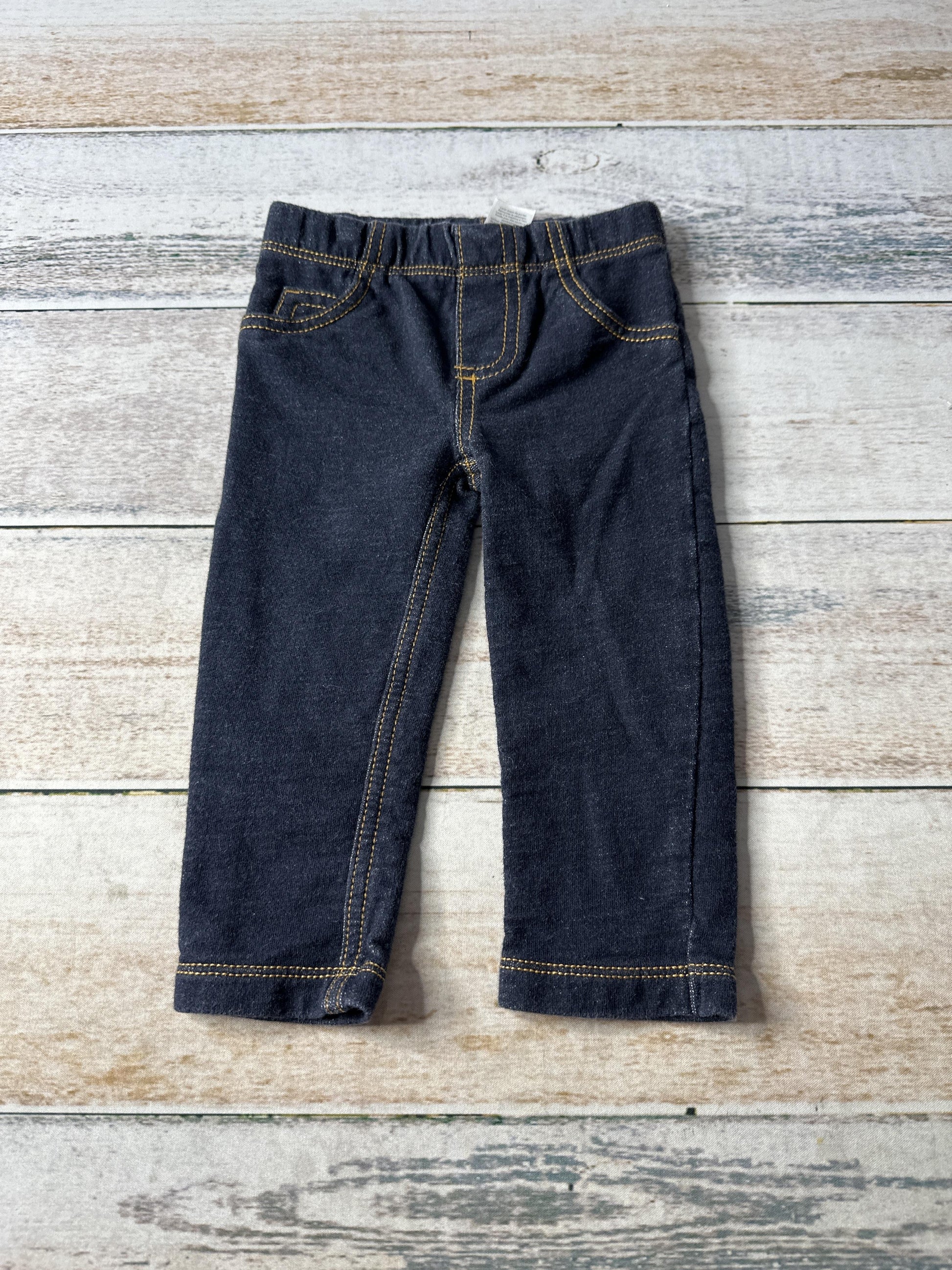 Carters Girls Denim Pants Size: 12M Denim