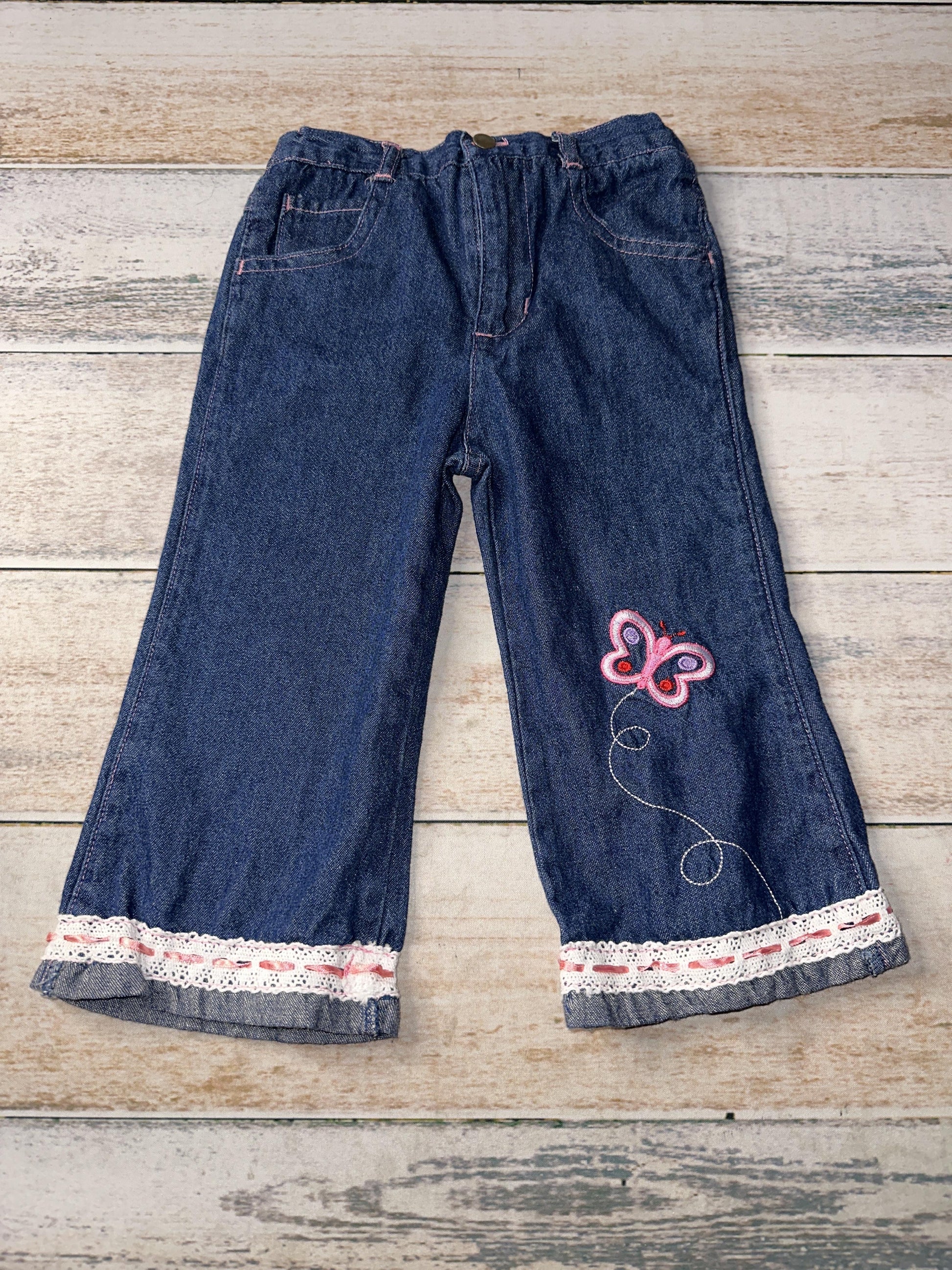 Girls Denim Jeans Size: 2T Denim