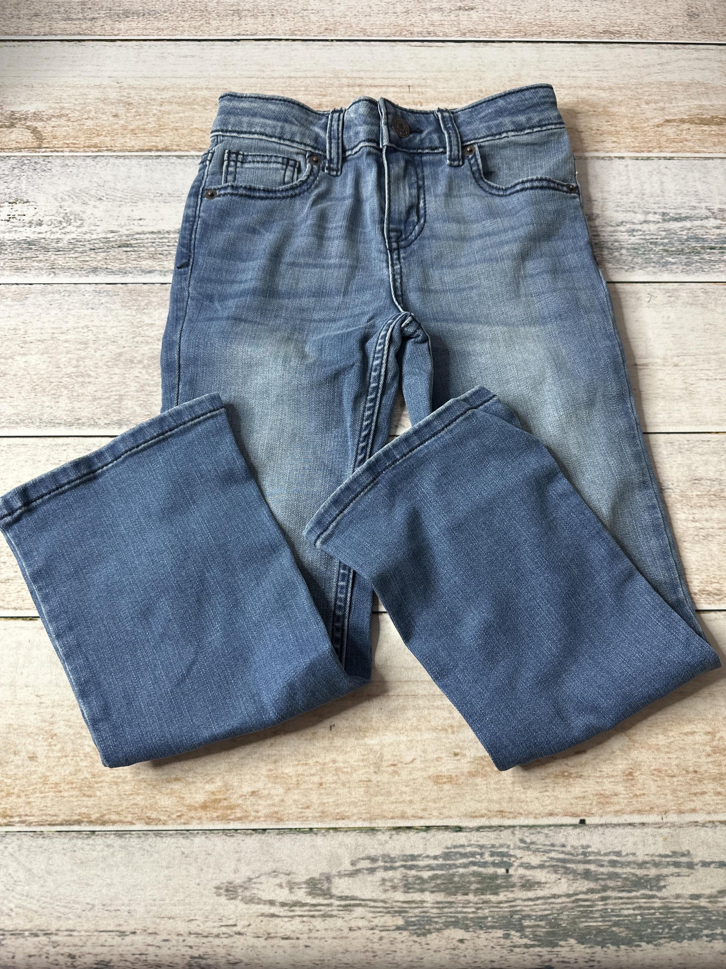 Cat & Jack Girls Denim Jeans Size: 5T Denim