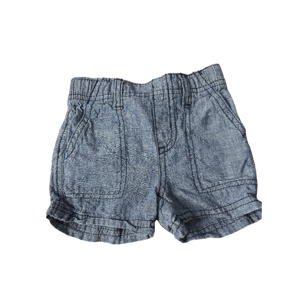 Unisex Denim Shorts Size: 9-12 Months Denim
