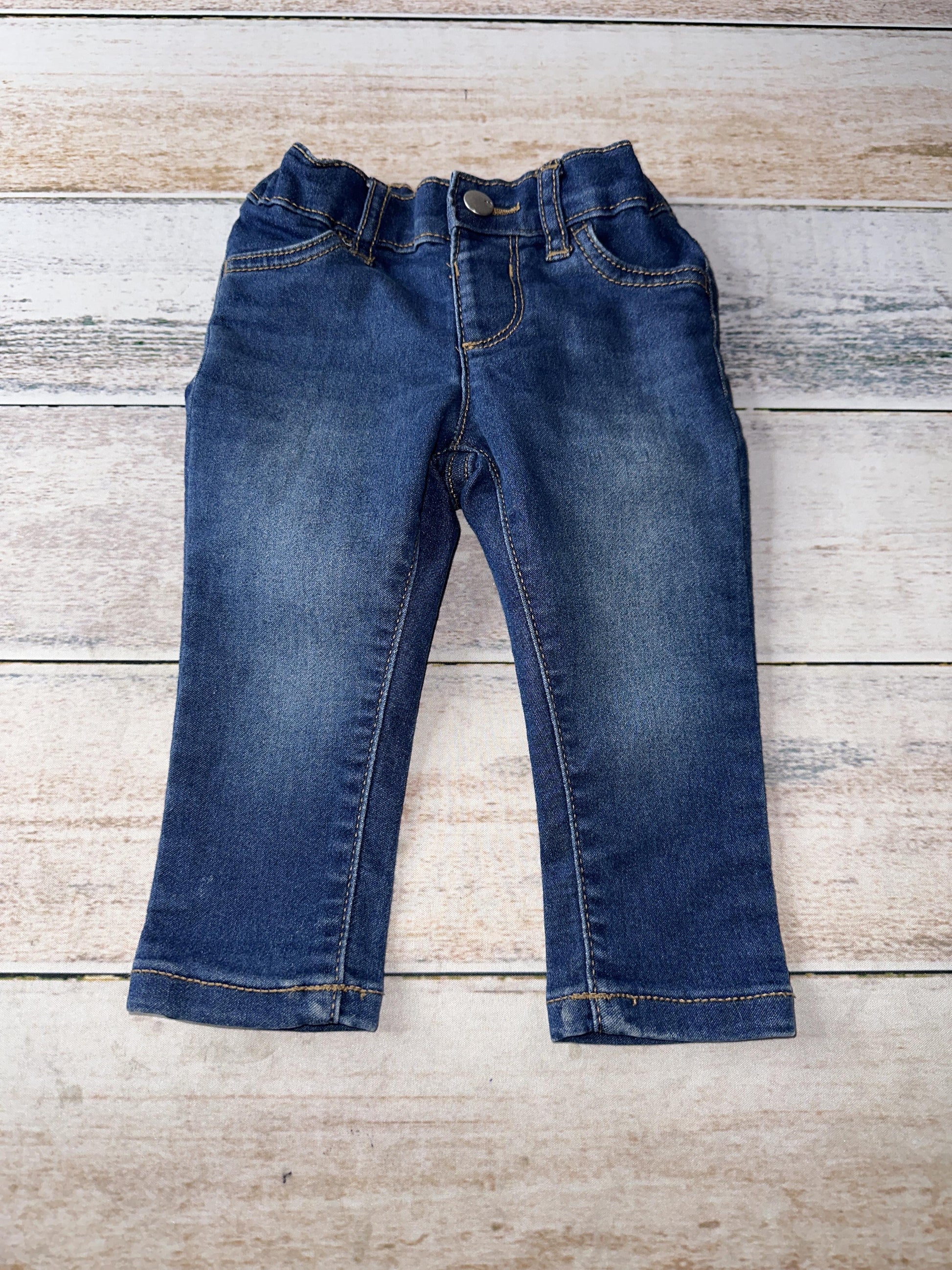 Children's Place Girls Denim Pants Size: 12-18 months Denim