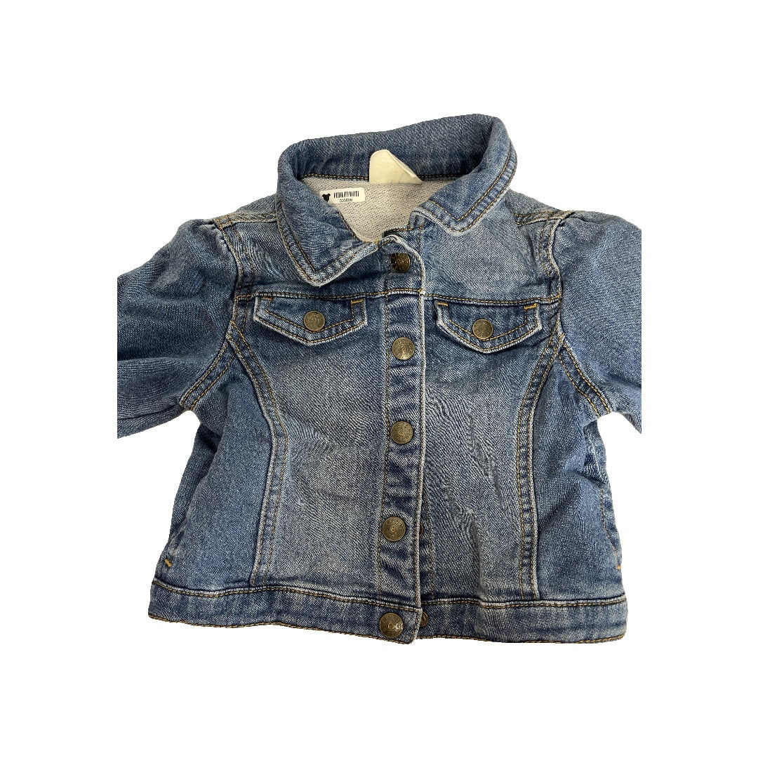 Crazy 8 Girls Denim Jacket Size: 3T Denim