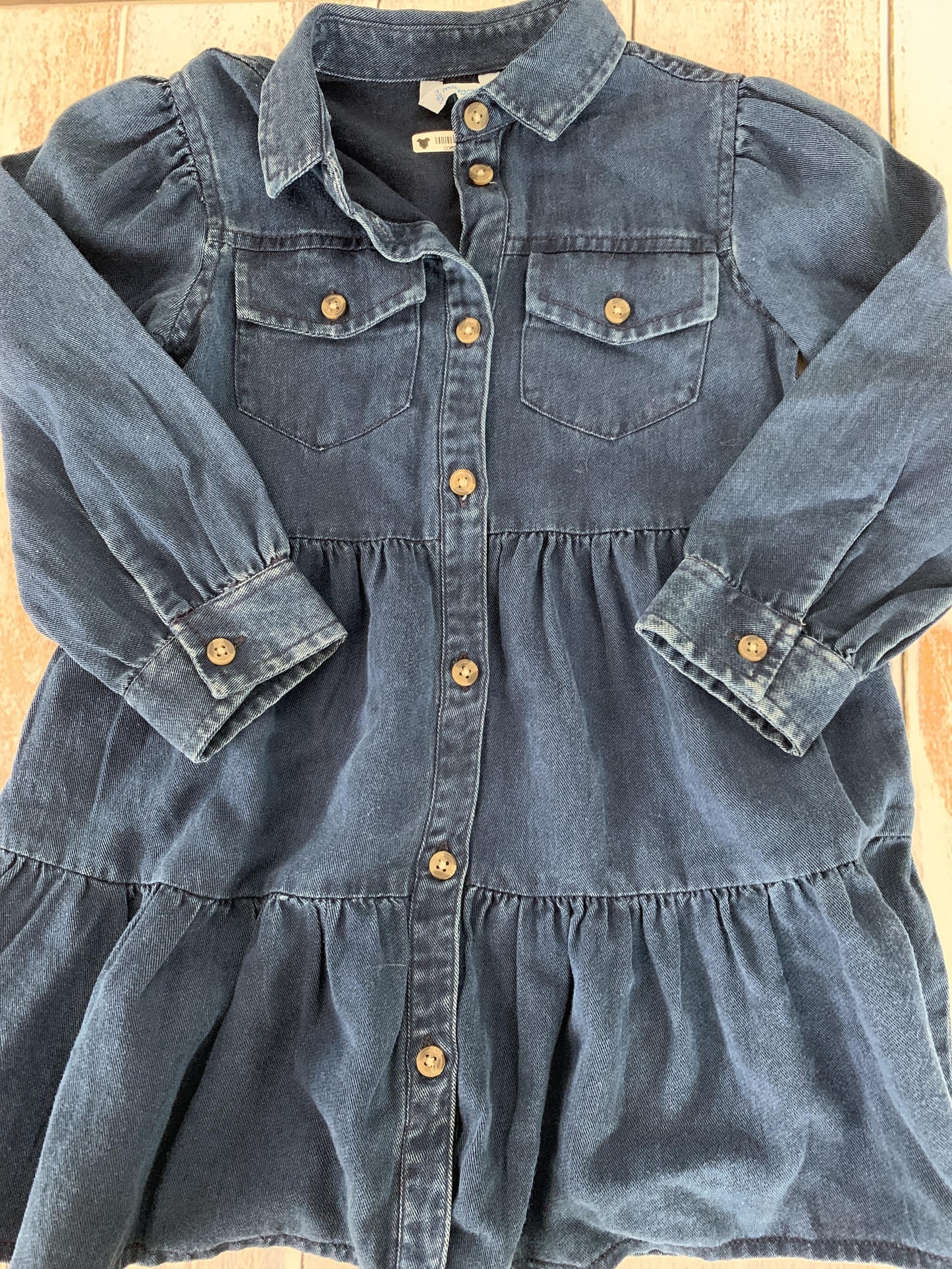 Mayoral Girls Denim Dress Size: 3T Denim