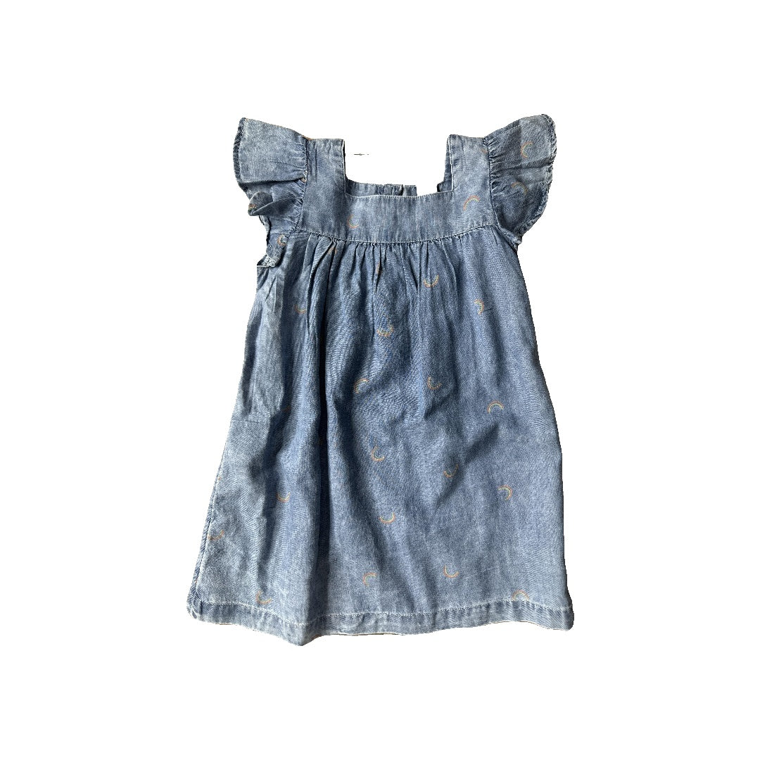 Tucker + Tate Girls Denim Dress Size: 24 months Denim