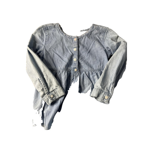 Jumping Beans Girls Denim Dress Size: 4T Denim