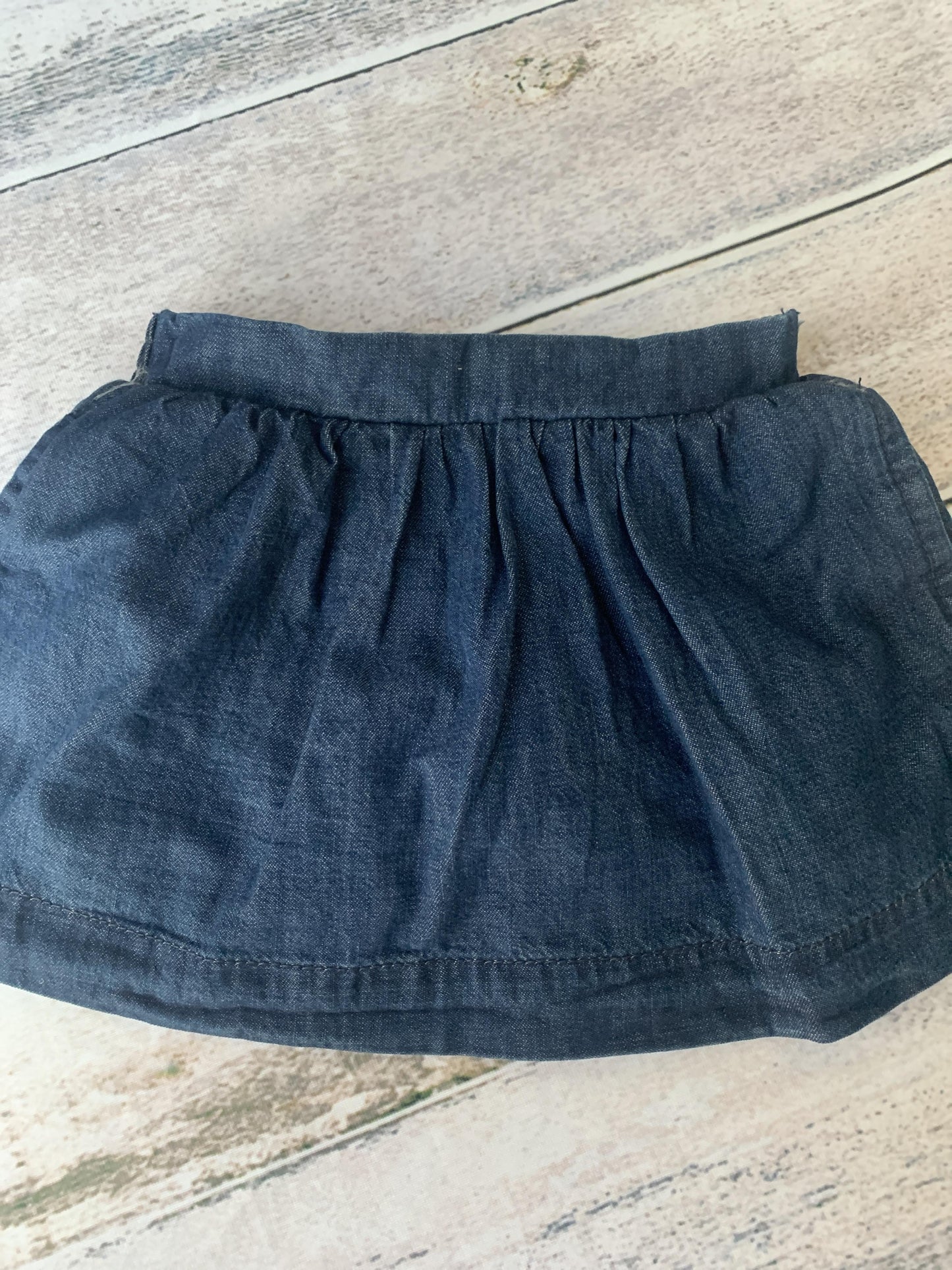Cat & Jack Girls Denim Skirt Size: 2T Denim