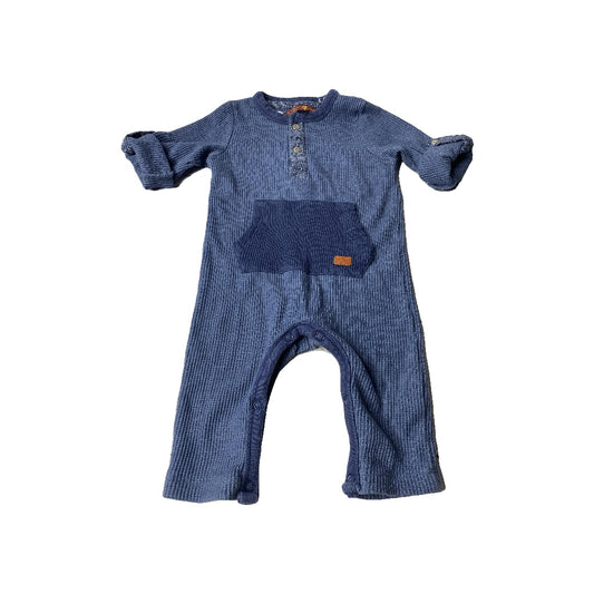 7 For All Mankind Boys Denim Long Sleeve Outfit Size: 3-6 months Denim