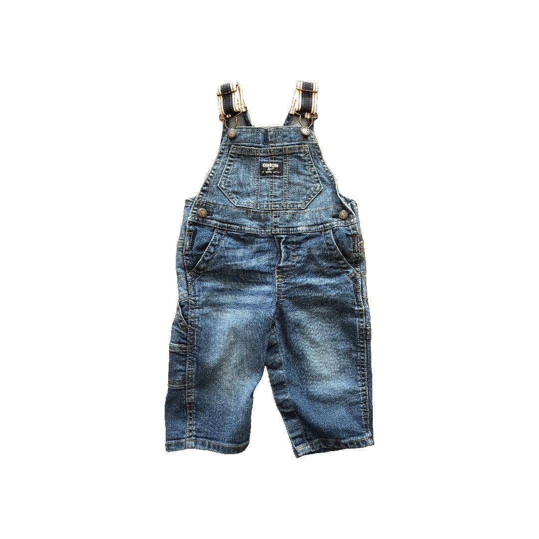 OshKosh Boys Denim Overalls Size: 9 months Denim