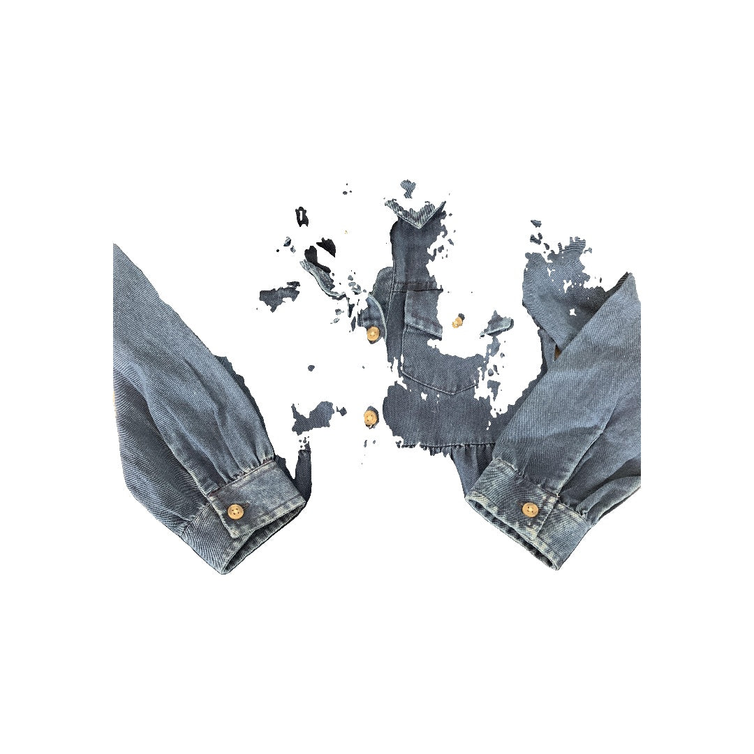 Mayoral Girls Denim Dress Size: 3T Denim
