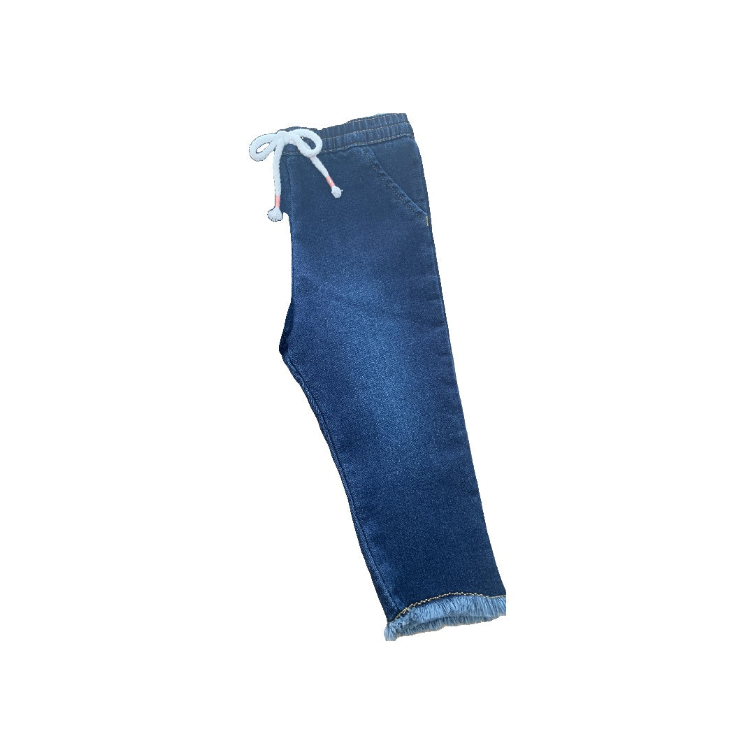 Cat & Jack Girls Denim Pants Size: 6-9 months Denim