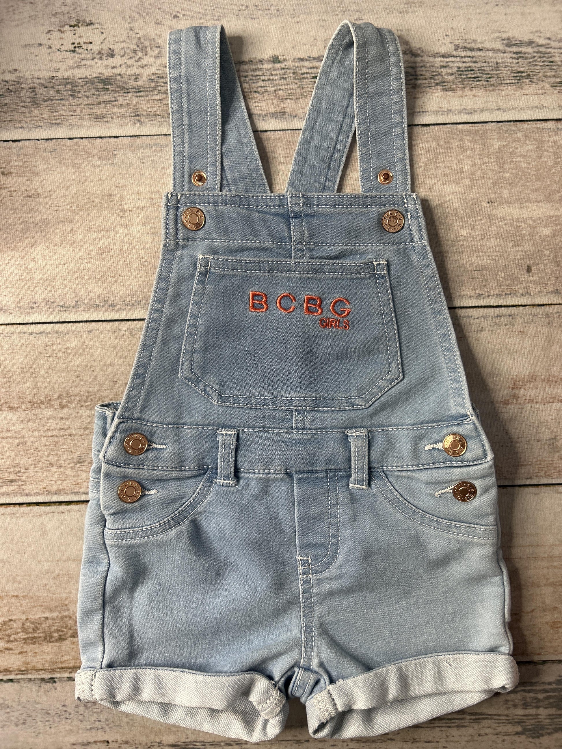 Girls Denim Overalls Size: 18 months Denim