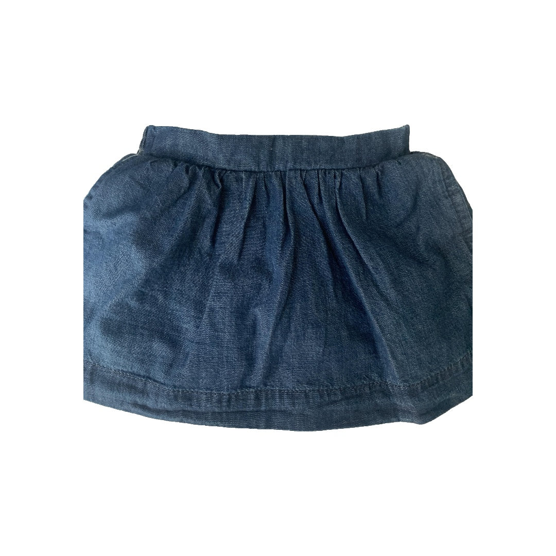 Cat & Jack Girls Denim Skirt Size: 2T Denim