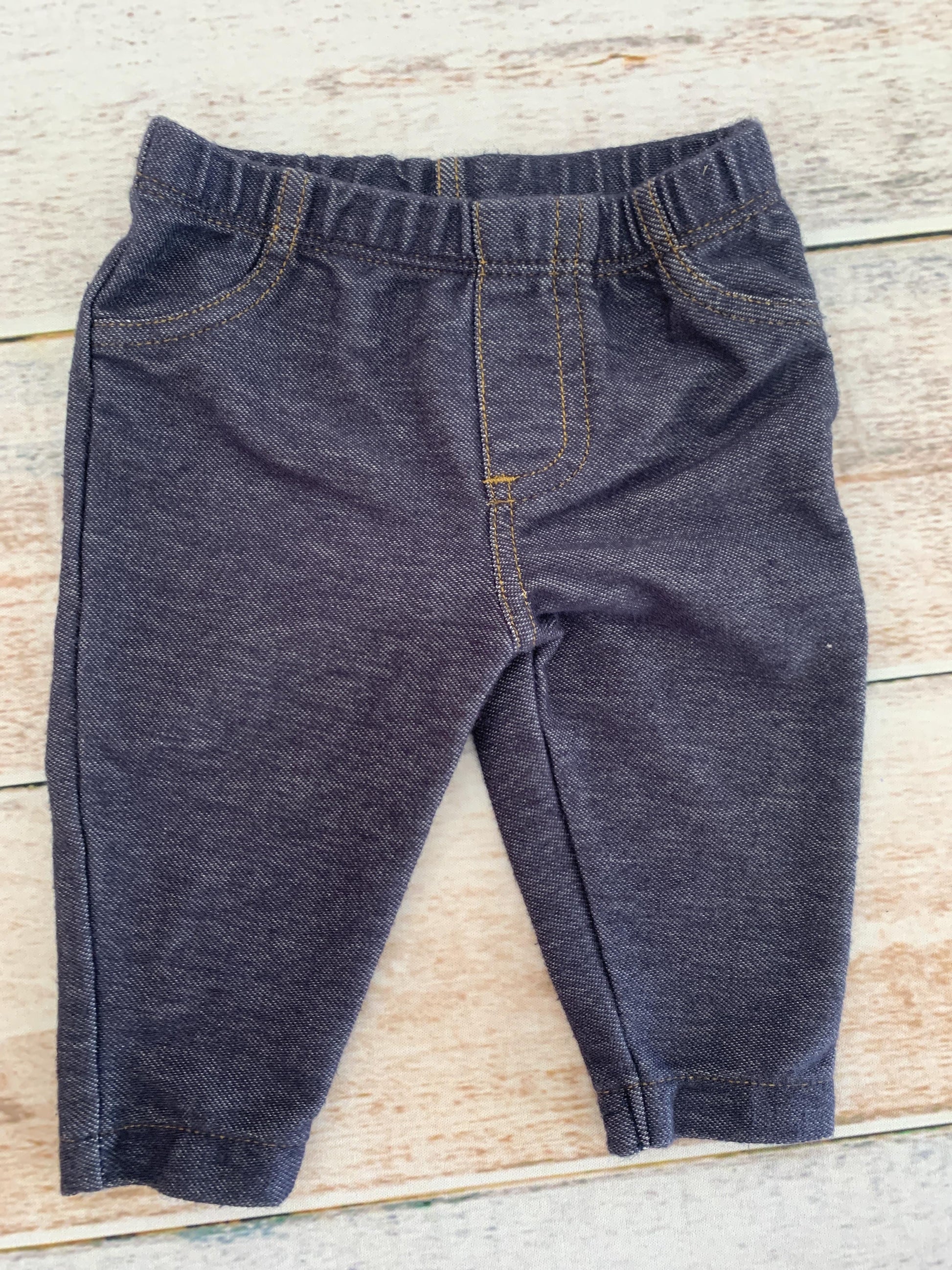 Carters Girls Denim Pants Size: 3 months Denim