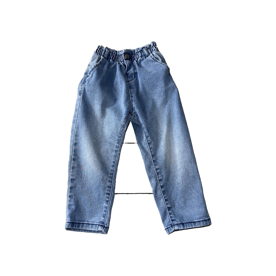 Zara Girls Denim Pants Size: 18-24 months Denim