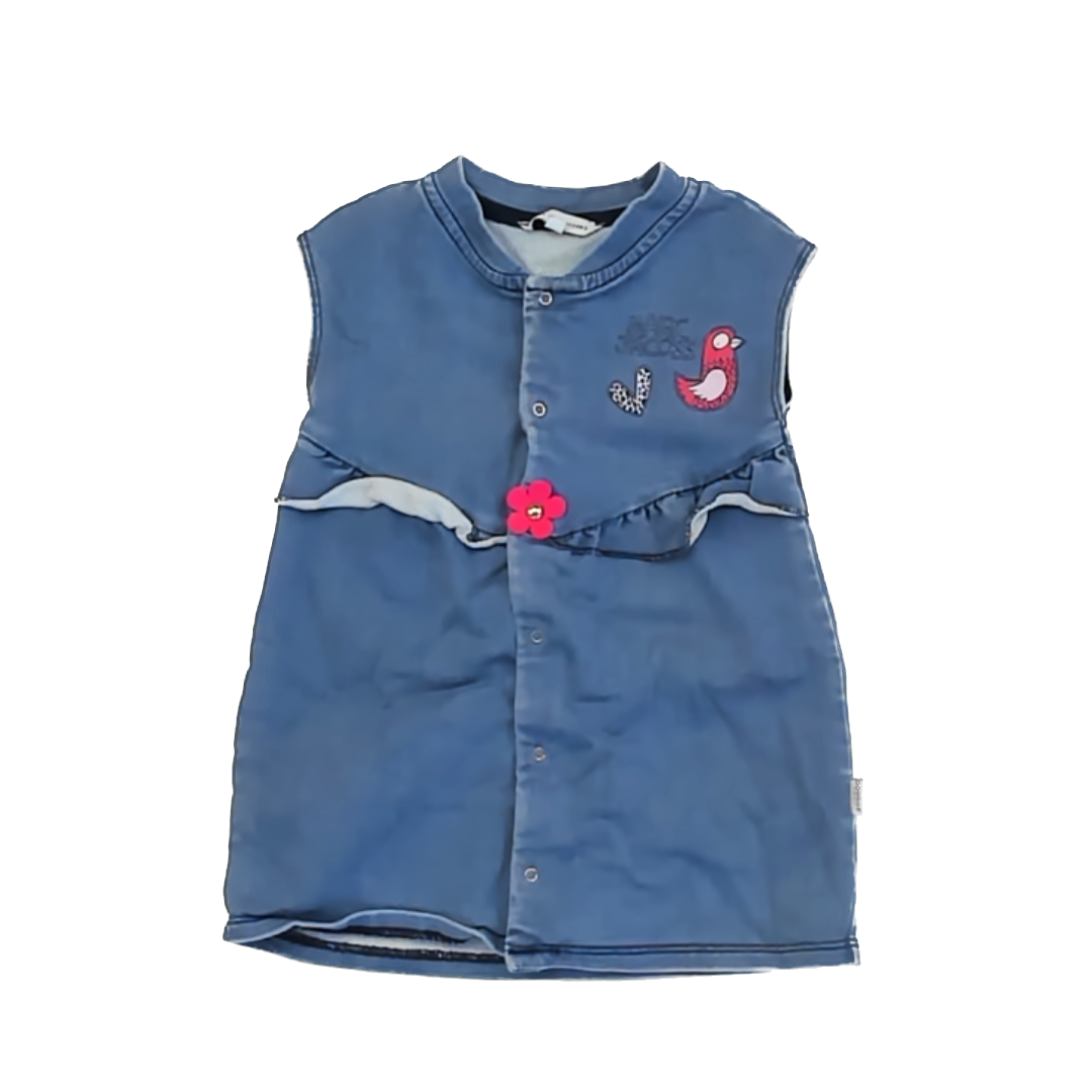 Marc Jacobs Girls Denim Dress Size: 18 Months Denim