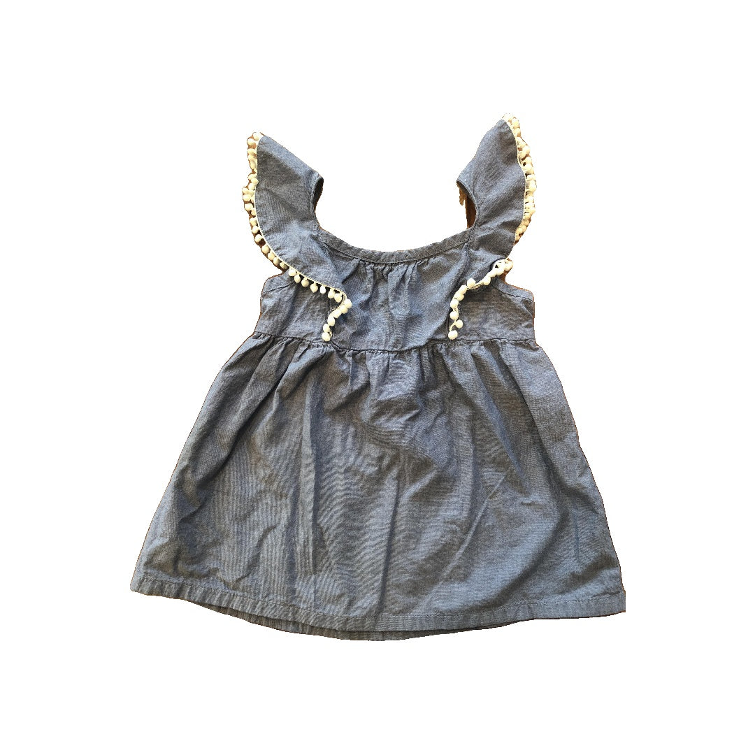 cherokee Girls Denim Shirt Size: 4T Denim