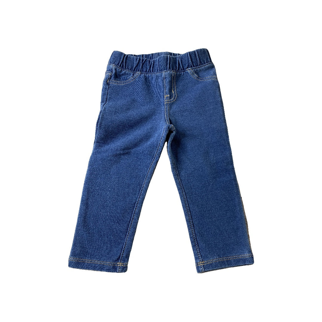 Cat & Jack Girls Denim Leggings Size: 18 months Denim