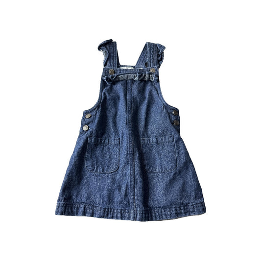 Max Studio Girls Denim Dress Size: 3T Denim